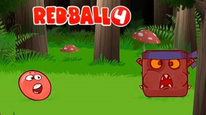 мультик Красный шарик ред бол 4 прохождение игры уровней на андроид #2 видео детям