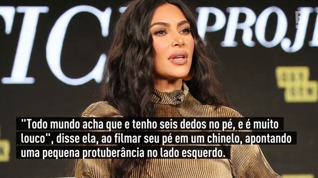 Kim Kardashian esclarece rumores de que tenha 6 dedos no pé | E! NEWS смотреть онлайн