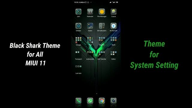 Black Shark Theme for All MIUI смотреть онлайн
