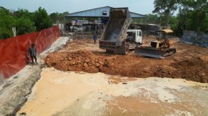 Строительство, засыпка новый участок