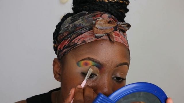 COLOURFUL EYESHADOW TUTORIAL WITH RAINBOW LINER| MORPHE × JAMES CHARLES | SOUTH AFRICAN YOUTUBER смотреть онлайн