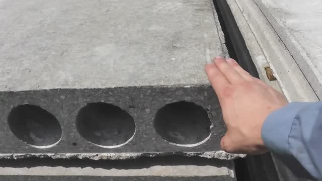 Бетонные плиты перекрытия, облегченные круглопустотные плиты правила укладки плит на стены, советы смотреть онлайн