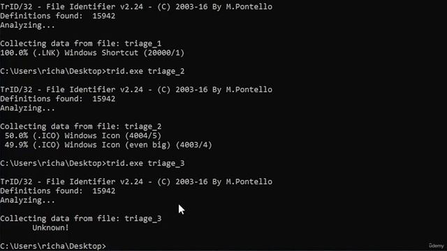 3. Triage and file type basics 3. Lab Triage 1 Determine file types of unknown samples смотреть онлайн