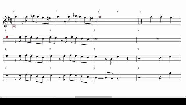 Words - Bee Gees 1968 (Alto Sax Eb) _Sheet Music_ ( 360 X 640 ) смотреть онлайн