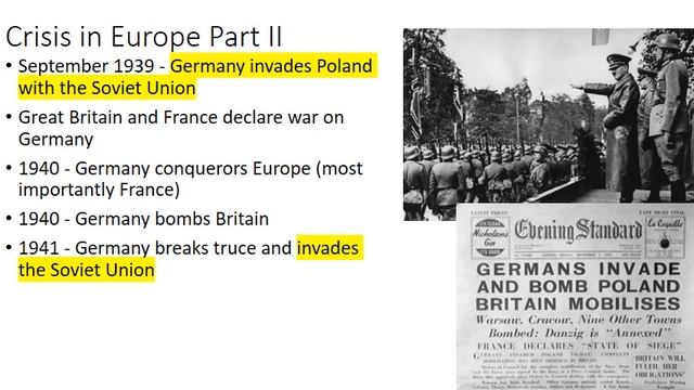 Unit 16 World War 2 Part I American History Lecture смотреть онлайн