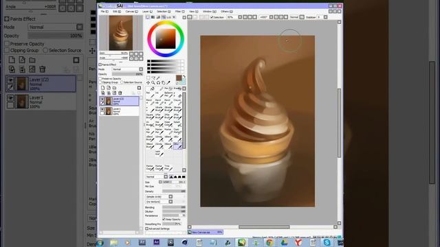 GaudiBuendia - speedpaint "Ice cream" смотреть онлайн