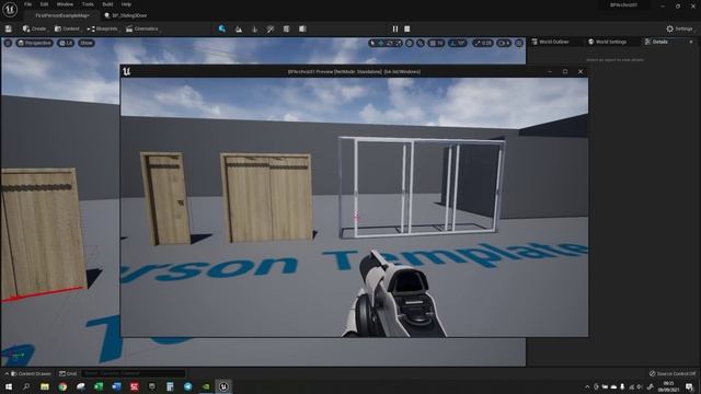 3 - Creating Sliding 3 Door Blueprint смотреть онлайн