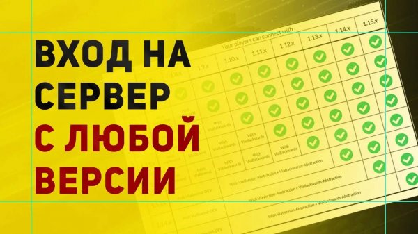 ViaVersion Как Сделать Сервер На Несколько Версий Майнкрафт | Вход На Сервер с Любой Версии