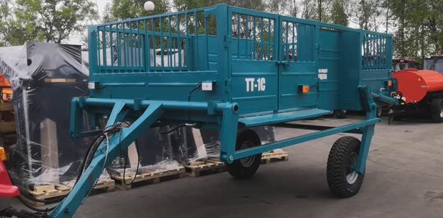 Прицеп для перевозки скота ТТ-1С смотреть онлайн
