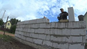 Кладка сибита. Строим гараж.