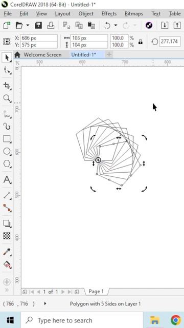 CorelDraw Tutorial || Flower Design in CorelDraw || смотреть онлайн