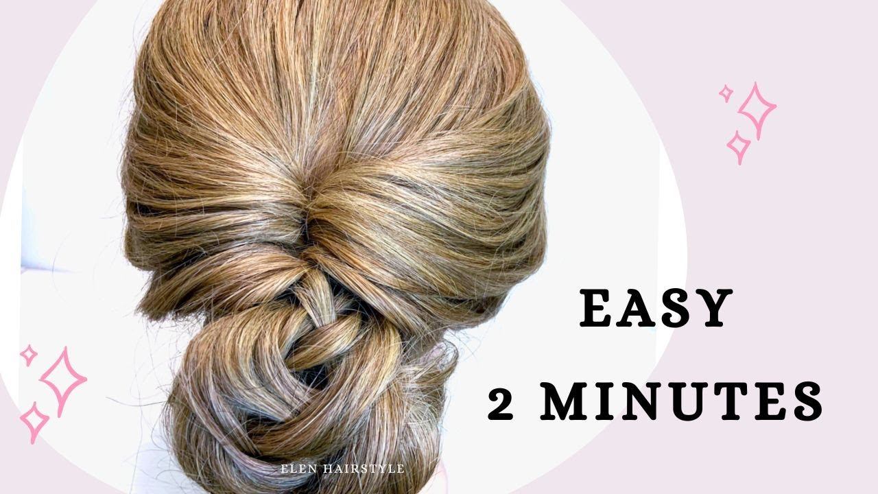 ❤️ЛЕГКАЯ ПРИЧЕСКА ИЗ КОСИЧКИ ДЛЯ СРЕДНИХ ВОЛОС, ,simplehairstyles,,easyupdos,,weddinghairstyles