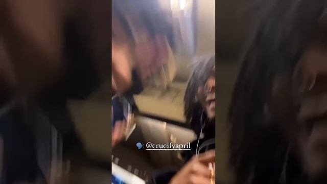 @crucifyapril freestyle raps and dances over jazz in the metro station w scarekrow 03/08/2024 смотреть онлайн