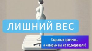 Лишний вес - скрытие причины о которых вы не подозревали!