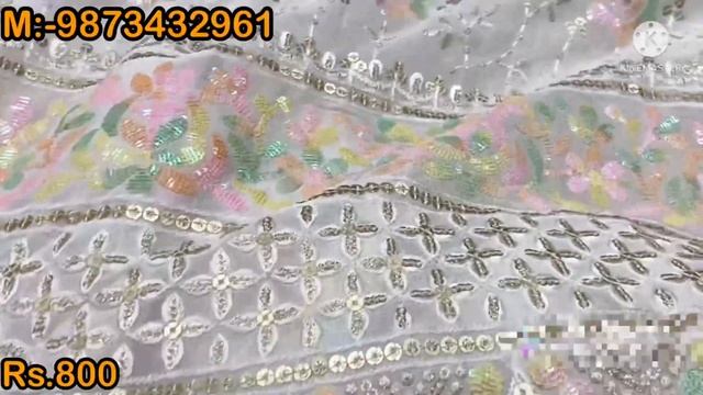 Katran Market में Lakhnavi Georgette बहुत कम दामों में 😍 pure Dyeable Georgette pure collection ? смотреть онлайн