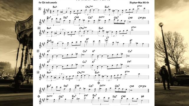 Winter In Paris Wirth Backing track and score for Eb instruments_270p_360p смотреть онлайн