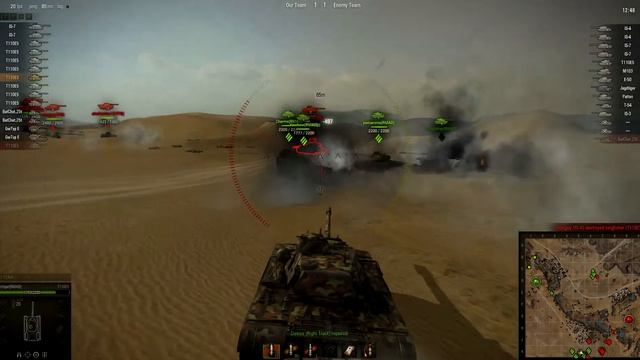 World of Tanks Clan Wars RMAD Attack 7-22-12 Zouérat смотреть онлайн