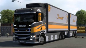 197 / ETS 2 1.53 / Карта Южной Америки «EAA» / Scania R580