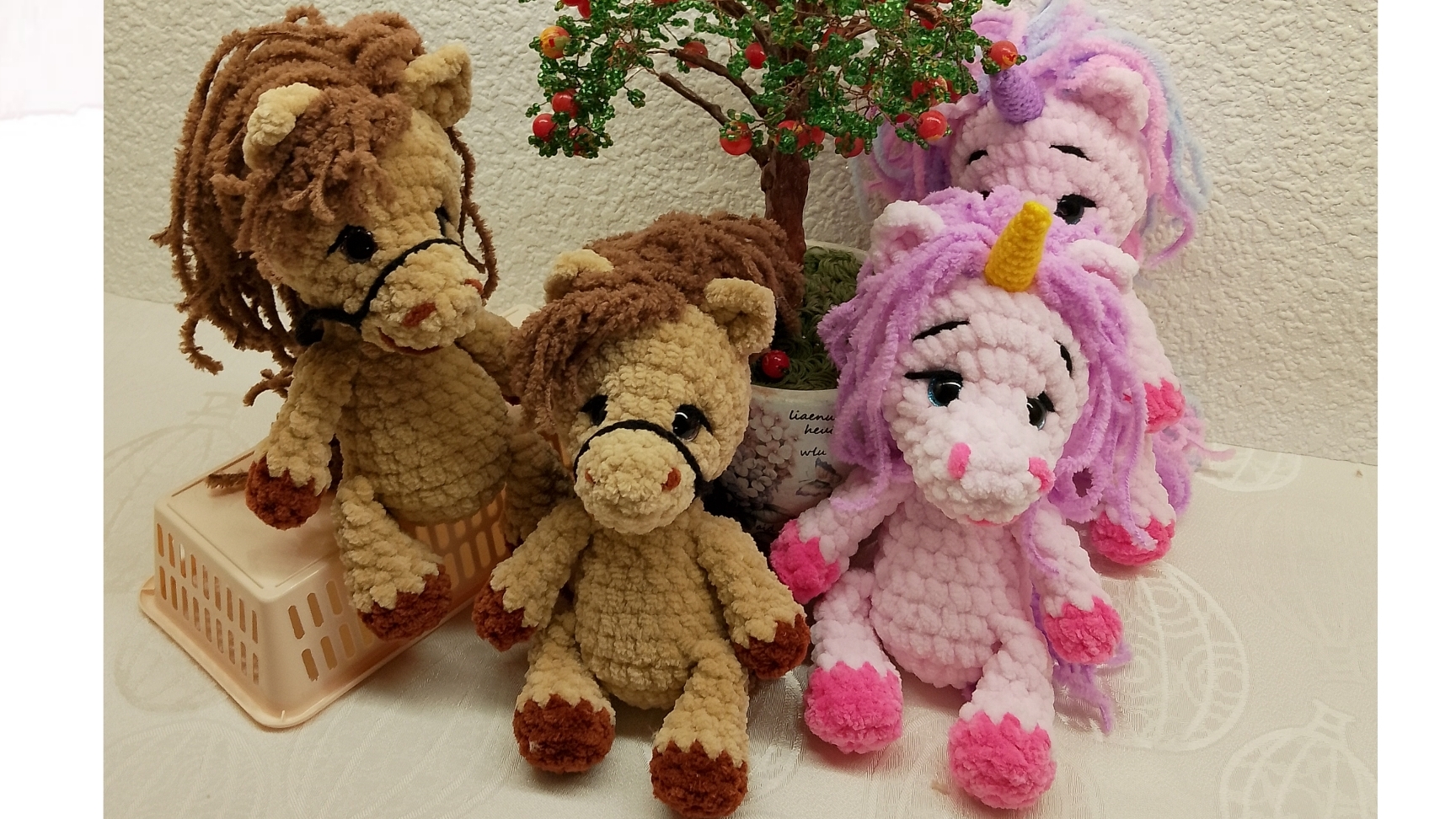 Мастер класс лошадка крючком, единорог крючком, 2 МК в одном. смотреть онлайн