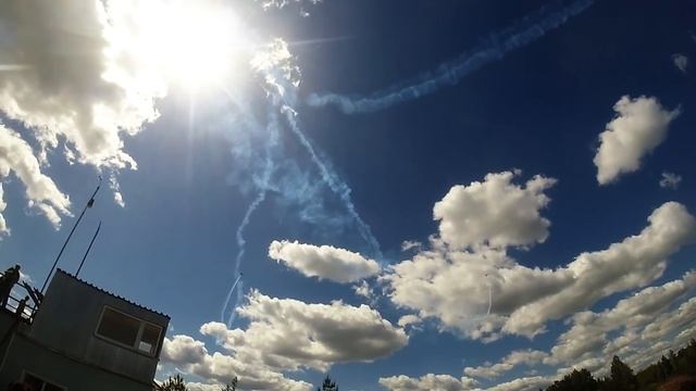 Пилотажная группа "Первый полёт", Двоевка, 6 июня 2015г. смотреть онлайн