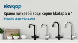 Ekotap 5 в 1 - смеситель для кухни с фильтром для питьевой воды