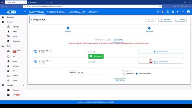 Gestión de CPE desde Wi-Tek Cloud (WI-CPE511H-KIT / WI-CPE513P-KIT V3) смотреть онлайн