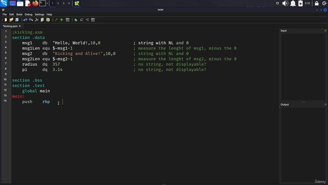 14 Writing our second 64Bit Assembly Program 1. Coding ASM file смотреть онлайн