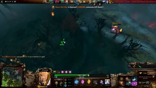 Dota 2 Vurtune Pro Invoker 7800 MMR China Ranked Match Gameplay! смотреть онлайн