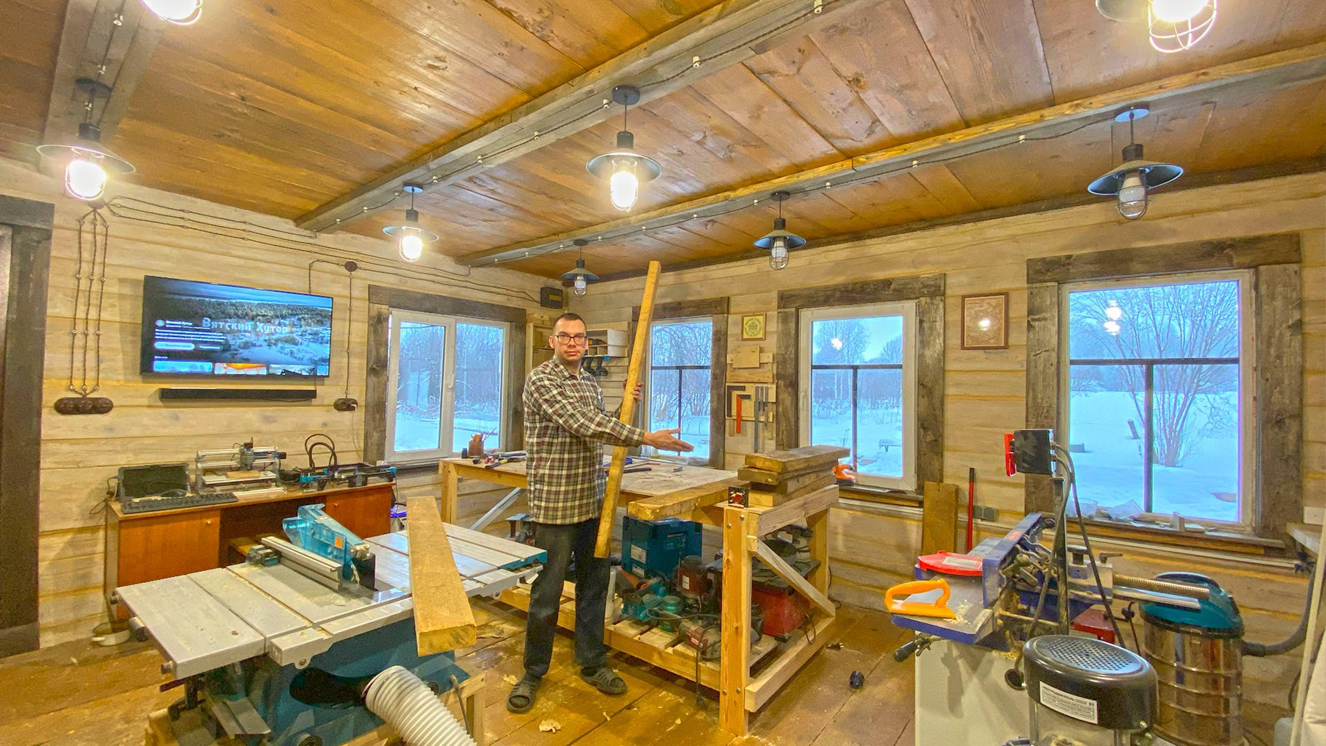 Начал великое дело — изготовление кухни своими руками. Как Пеноплэкс защищает мастерскую от холода смотреть онлайн