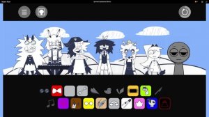 Sprunki Бумажная Школа