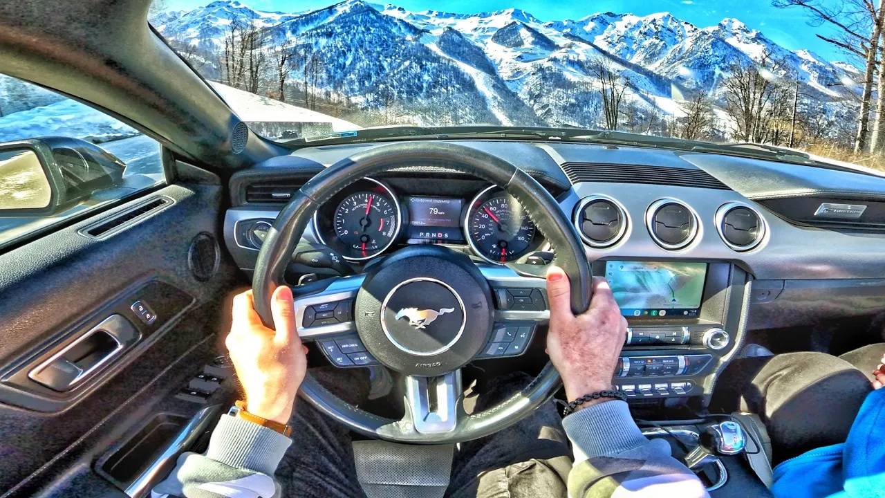 2017 Ford Mustang 2.3 AT - ЕЗДА ПО СЕРПАНТИНУ ОТ ПЕРВОГО ЛИЦА смотреть онлайн