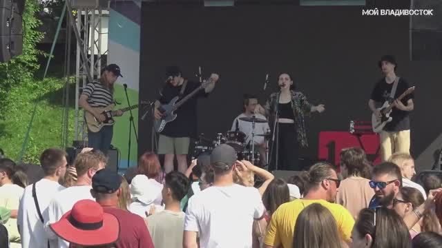 Владивосток День города 163, Спортивная гавань,набережная-площадь 2 июля 2023. смотреть онлайн