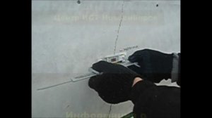 Быстрая установка маяка на трещине в здании