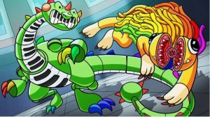 Ярнаби VS Пианозавр. Poppy Playtime 4.GameTooz