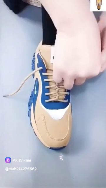 лайфхак по завязыванию шнурков