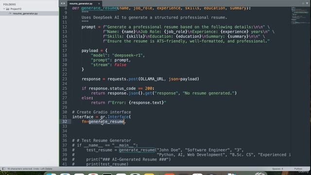 2 -Project 12 AI-Powered Resume Generator with DeepSeek AI смотреть онлайн