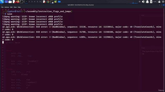 18. Assembly Project using Jump and Loop 2. Testing our Project смотреть онлайн
