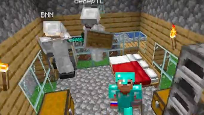 0211МИША и ИДАН и БАНАН! Выжива/т в митре с МОНСТРАМИ 1.20 смотреть онлайн