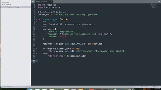 1 -Project 1 AI-Powered Text Summarizer with DeepSeek AI смотреть онлайн