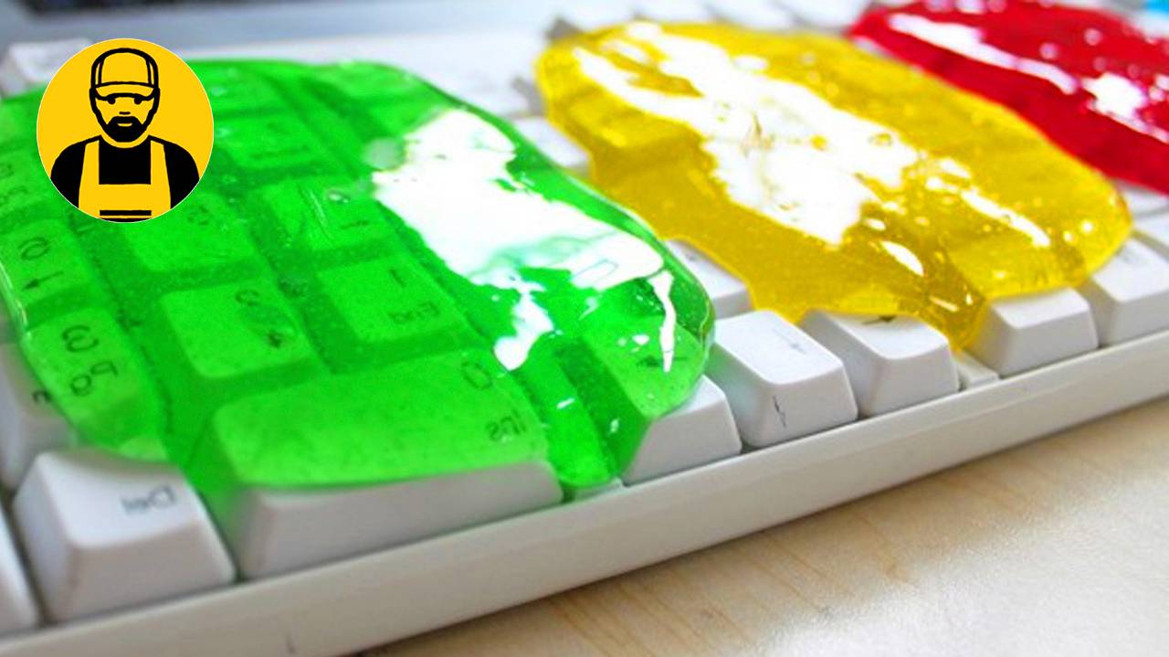 Как почистить клавиатуру! Лайфхак!