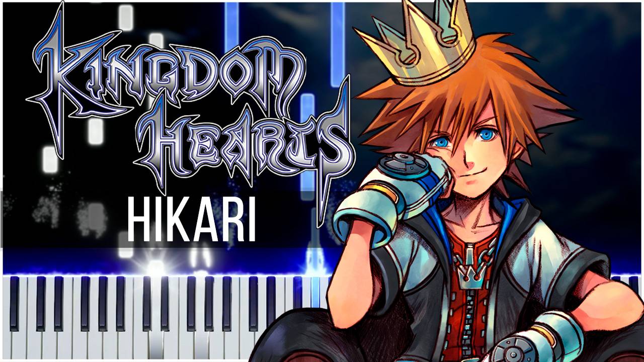 Hikari (Kingdom Hearts) 【 КАВЕР НА ПИАНИНО 】 смотреть онлайн