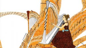 Нарисованный оркестр. Арфа. Ролик 5