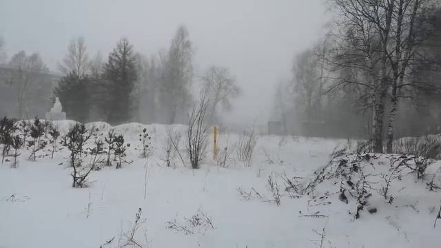 Сегодня погода в Рыбинске 🌬️ ❄️. А ведь вчера была весна ☔ смотреть онлайн