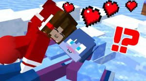 Подруга разморозила МЭЙЗЕНА поцелуем!? - Анимация для Майнкрафта