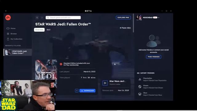 Star Wars Jedi Fallen Order - BUSTED EA APP!!! смотреть онлайн