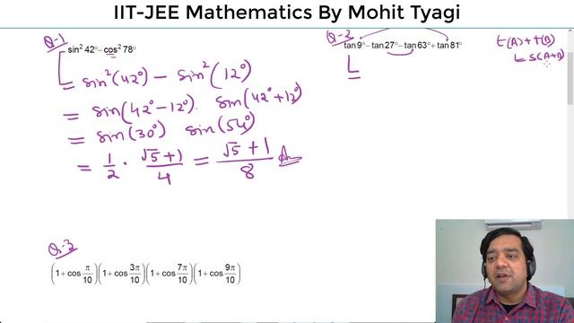#67-Trigonometric Ratio and Identities-cos(36) | Illustrations | JEE Mains & Advanced смотреть онлайн