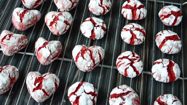 ПЕЧЕНЬЕ с трещинками КРАСНЫЙ БАРХАТ ❤️