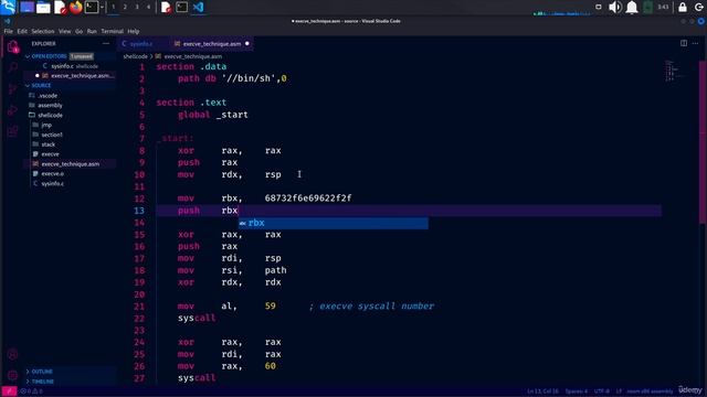 24. Execve Syscall Technique (Gaining Shell) 2. SHELL ACCESS GAINED смотреть онлайн
