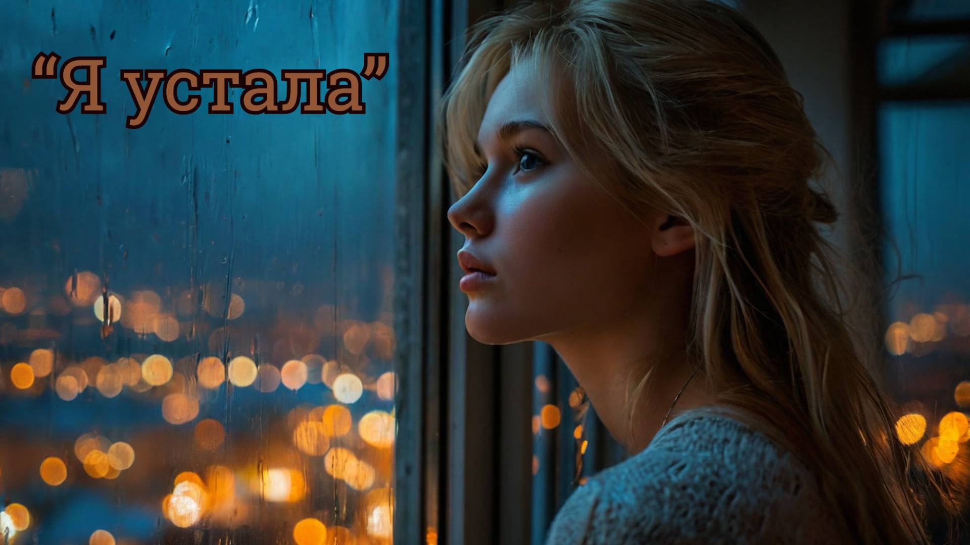 Грустная песня о любви "Я устала" (кавер-версия) смотреть онлайн