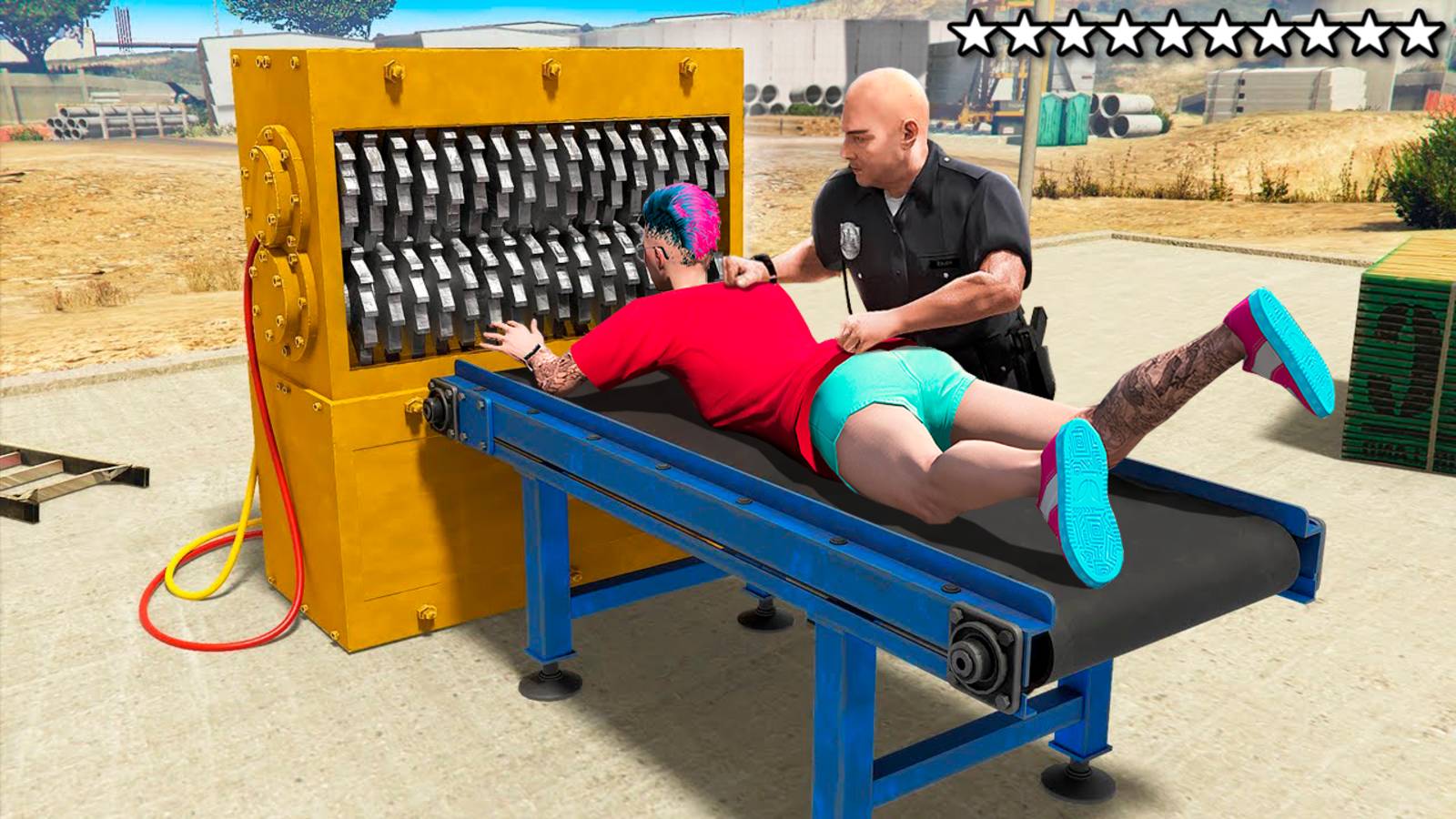 ОЧЕНЬ ОПАСНЫЕ ПОЛИЦЕЙСКИЕ БУДНИ В ГТА 5 ОНЛАЙН (GTA 5 ONLINE) смотреть онлайн